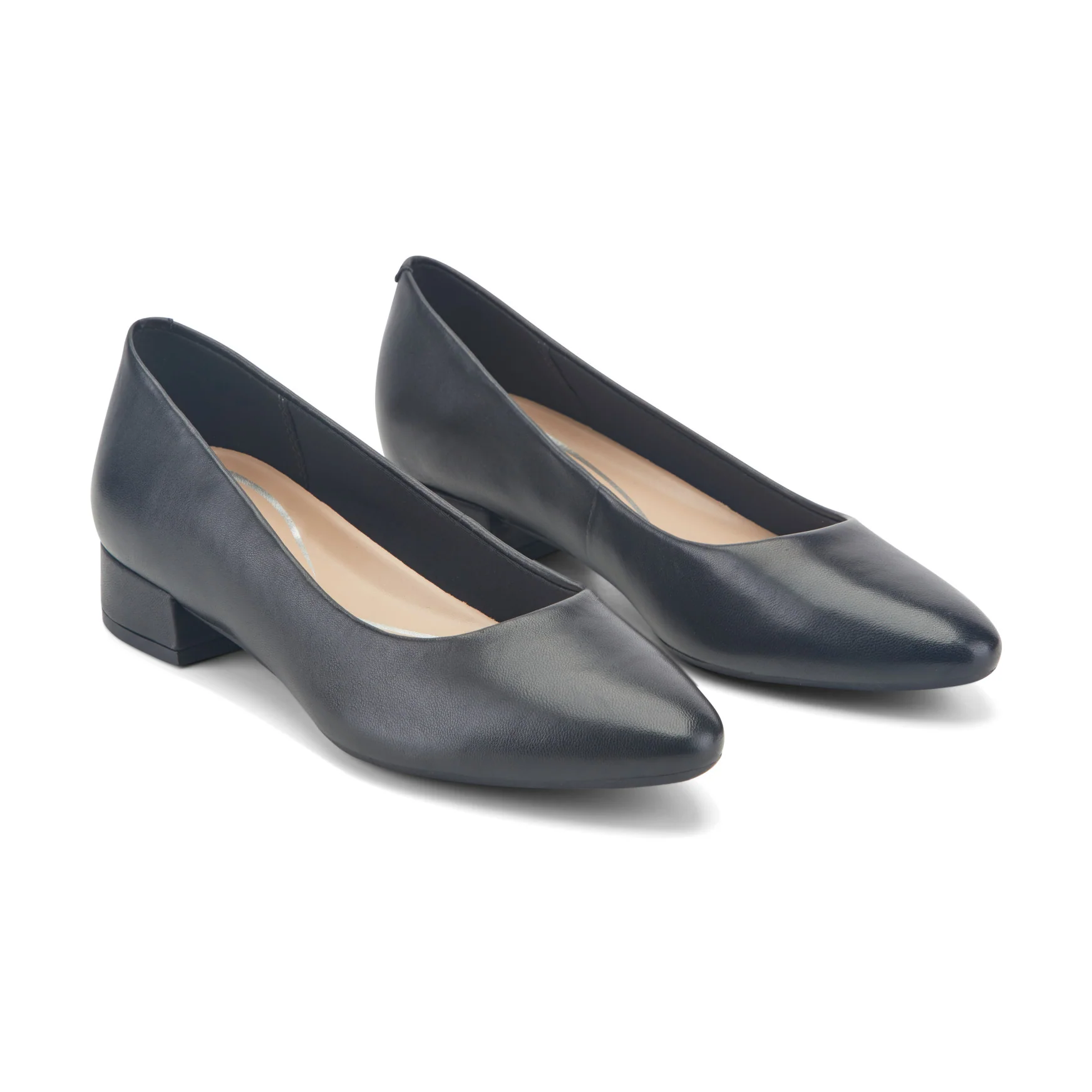 Caldise Leather Low Heel Dress Shoes - Image 2