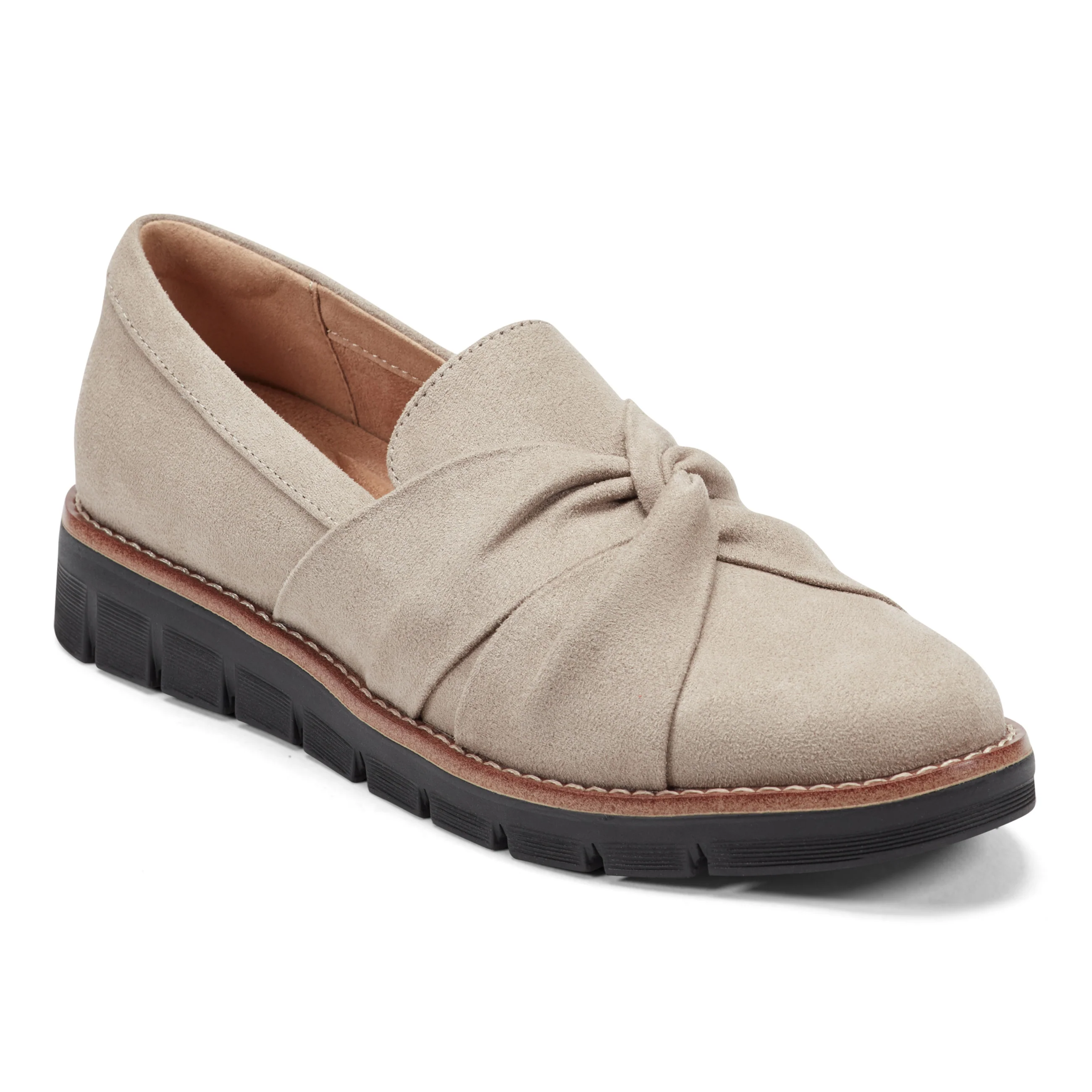 Vitalia Knotted Slip On Loafers - Image 2
